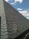Detailed slate hip roof