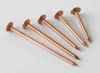 Copper slate roofing nails
