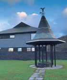Detailed slate roof installation